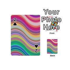 Wave Background Happy Design Playing Cards 54 (Mini) 