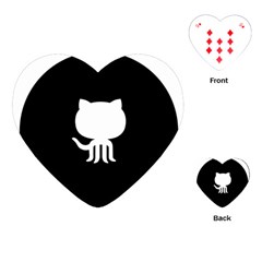 Logo Icon Github Playing Cards (heart)  by Celenk