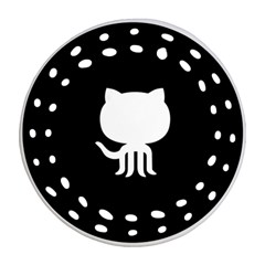 Logo Icon Github Ornament (round Filigree) by Celenk