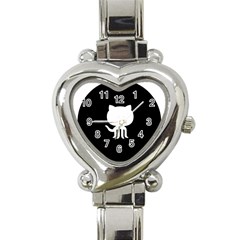 Logo Icon Github Heart Italian Charm Watch by Celenk