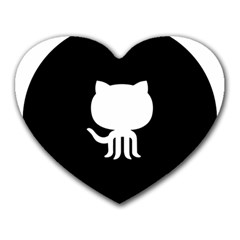 Logo Icon Github Heart Mousepads by Celenk