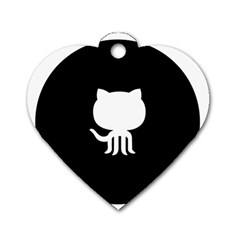 Logo Icon Github Dog Tag Heart (one Side) by Celenk