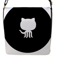Logo Icon Github Flap Messenger Bag (s) by Celenk