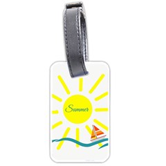 Summer Beach Holiday Holidays Sun Luggage Tags (One Side) 