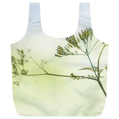 Spring Plant Nature Blue Green Full Print Recycle Bags (l)  by Celenk