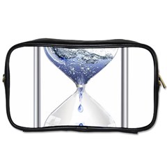 Time Water Movement Drop Of Water Toiletries Bags 2-side by Celenk