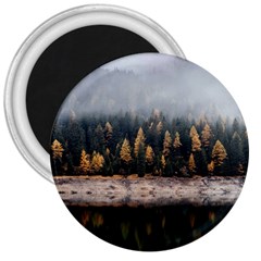 Trees Plants Nature Forests Lake 3  Magnets by Celenk