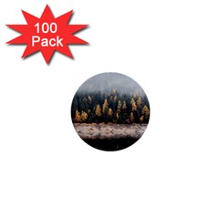 Trees Plants Nature Forests Lake 1  Mini Buttons (100 Pack)  by Celenk