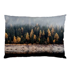 Trees Plants Nature Forests Lake Pillow Case by Celenk