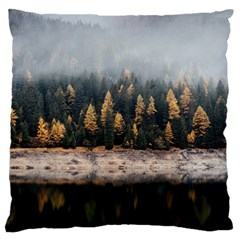 Trees Plants Nature Forests Lake Large Cushion Case (two Sides) by Celenk