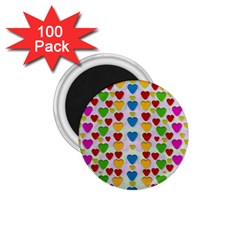 So Sweet And Hearty As Love Can Be 1 75  Magnets (100 Pack)  by pepitasart