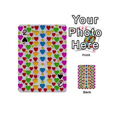 So Sweet And Hearty As Love Can Be Playing Cards 54 (mini)  by pepitasart