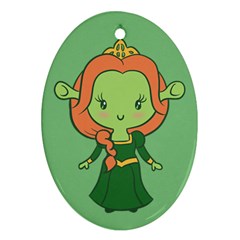 Ogress Oval Ornament by Ellador