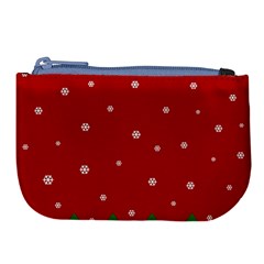 Christmas Pattern Large Coin Purse by Valentinaart