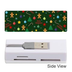 Christmas Pattern Memory Card Reader (stick)  by Valentinaart