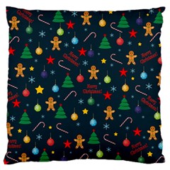 Christmas Pattern Standard Flano Cushion Case (two Sides) by Valentinaart