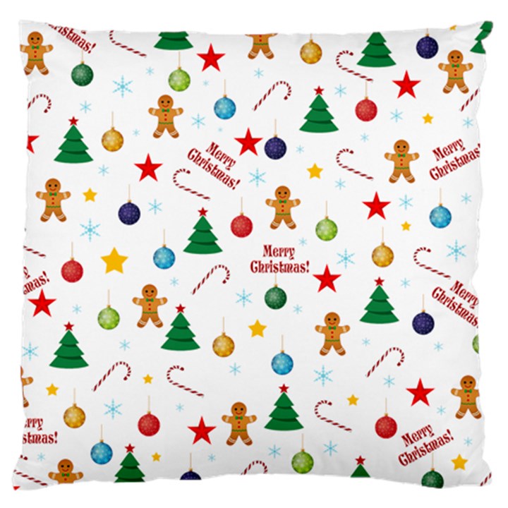 Christmas pattern Large Cushion Case (Two Sides)