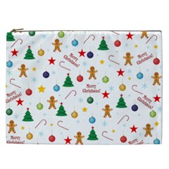 Christmas Pattern Cosmetic Bag (xxl)  by Valentinaart