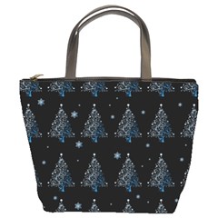 Christmas Tree - Pattern Bucket Bags by Valentinaart