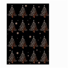 Christmas Tree - Pattern Small Garden Flag (two Sides) by Valentinaart