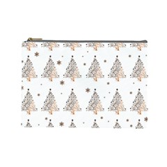 Christmas Tree - Pattern Cosmetic Bag (large)  by Valentinaart