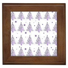 Christmas tree - pattern Framed Tiles