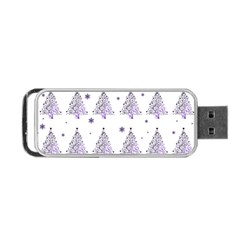 Christmas tree - pattern Portable USB Flash (One Side)