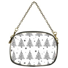 Christmas Tree - Pattern Chain Purses (one Side)  by Valentinaart