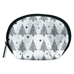 Christmas Tree - Pattern Accessory Pouches (medium)  by Valentinaart