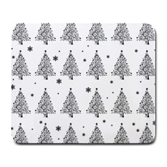 Christmas Tree - Pattern Large Mousepads by Valentinaart