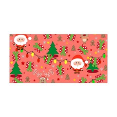 Santa And Rudolph Pattern Yoga Headband by Valentinaart