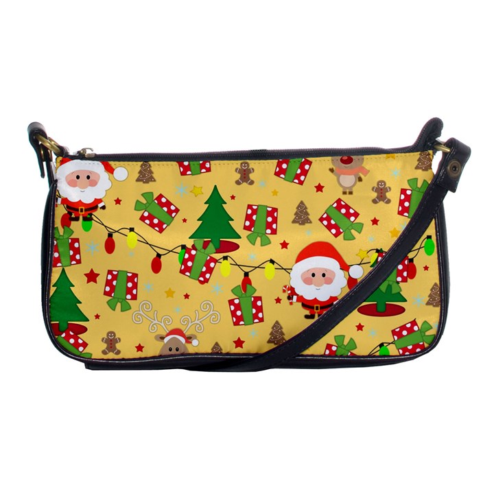 Santa and Rudolph pattern Shoulder Clutch Bags