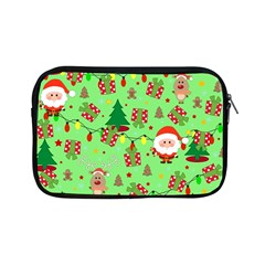 Santa And Rudolph Pattern Apple Ipad Mini Zipper Cases by Valentinaart