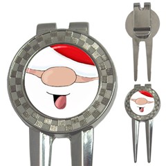 Santa  3-in-1 Golf Divots by Valentinaart