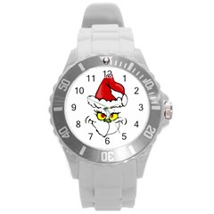 Grinch Round Plastic Sport Watch (l) by Valentinaart