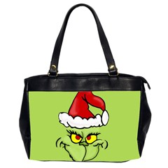 Grinch Office Handbags (2 Sides)  by Valentinaart