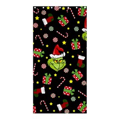 Grinch Pattern Shower Curtain 36  X 72  (stall)  by Valentinaart