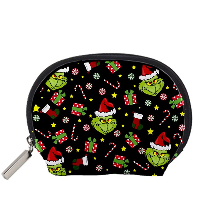 Grinch pattern Accessory Pouches (Small) 