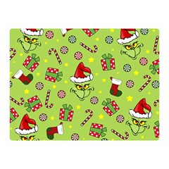 Grinch Pattern Double Sided Flano Blanket (mini)  by Valentinaart