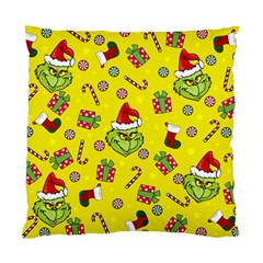 Grinch Pattern Standard Cushion Case (one Side) by Valentinaart