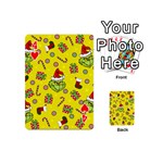 Grinch pattern Playing Cards 54 (Mini)  Front - Heart4