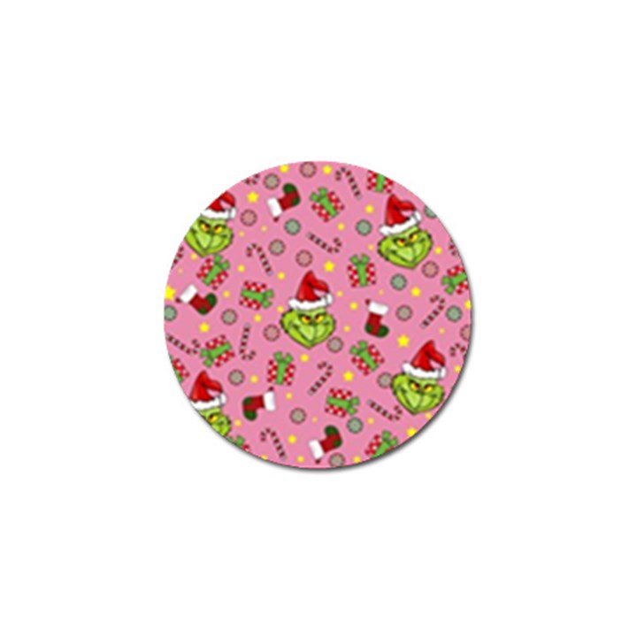 Grinch pattern Golf Ball Marker (4 pack)