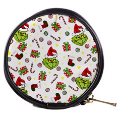 Grinch Pattern Mini Makeup Bags by Valentinaart