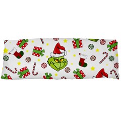 Grinch Pattern Body Pillow Case Dakimakura (two Sides) by Valentinaart