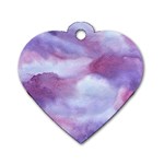 025 Dog Tag Heart (One Side) Front