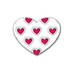 All Cards 09 Heart Coaster (4 Pack) 