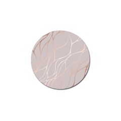 Rose Gold, Wave,beautiful,feminine,chic,elegant,metallic,modren,wedding,pink,trendy Golf Ball Marker (10 Pack) by NouveauDesign