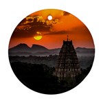 Beautiful Village Of Hampi Ornament (Round) Front