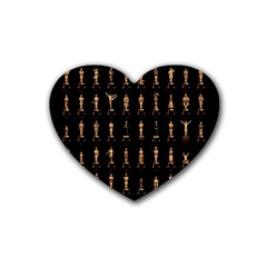 85 Oscars Heart Coaster (4 Pack)  by Celenk