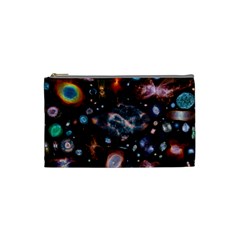 Galaxy Nebula Cosmetic Bag (small)  by Celenk